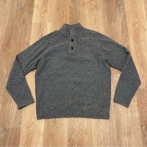 Untuckit Gordonne Lambswool Pullover Sweater Medium Cozy Winter Warm Knit